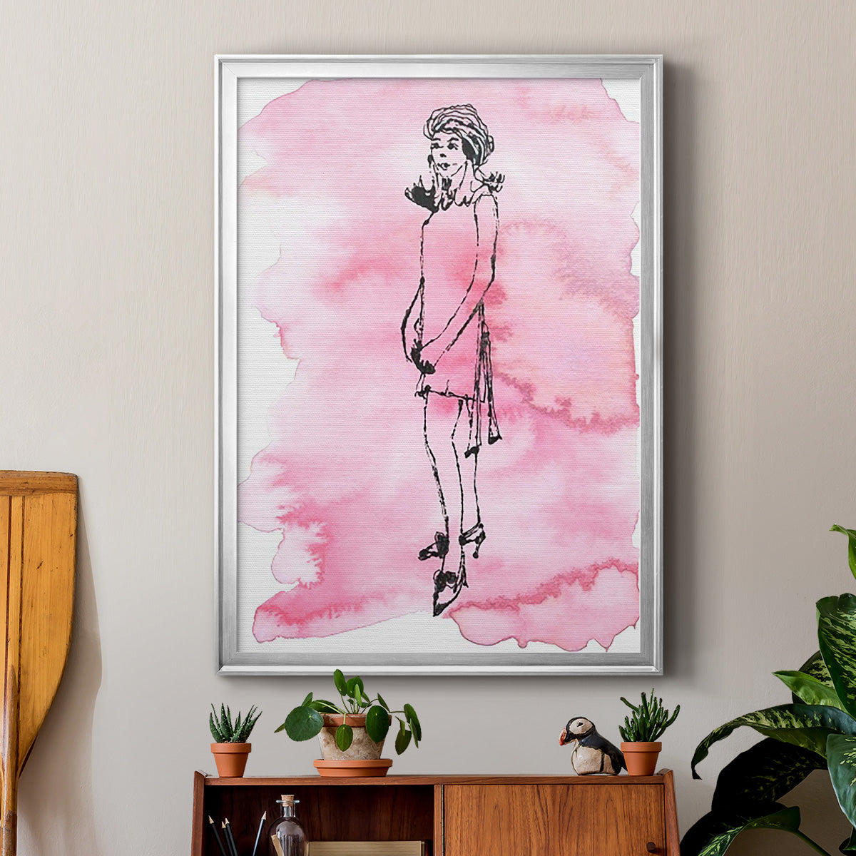 60's Fab II - Modern Framed Canvas Print