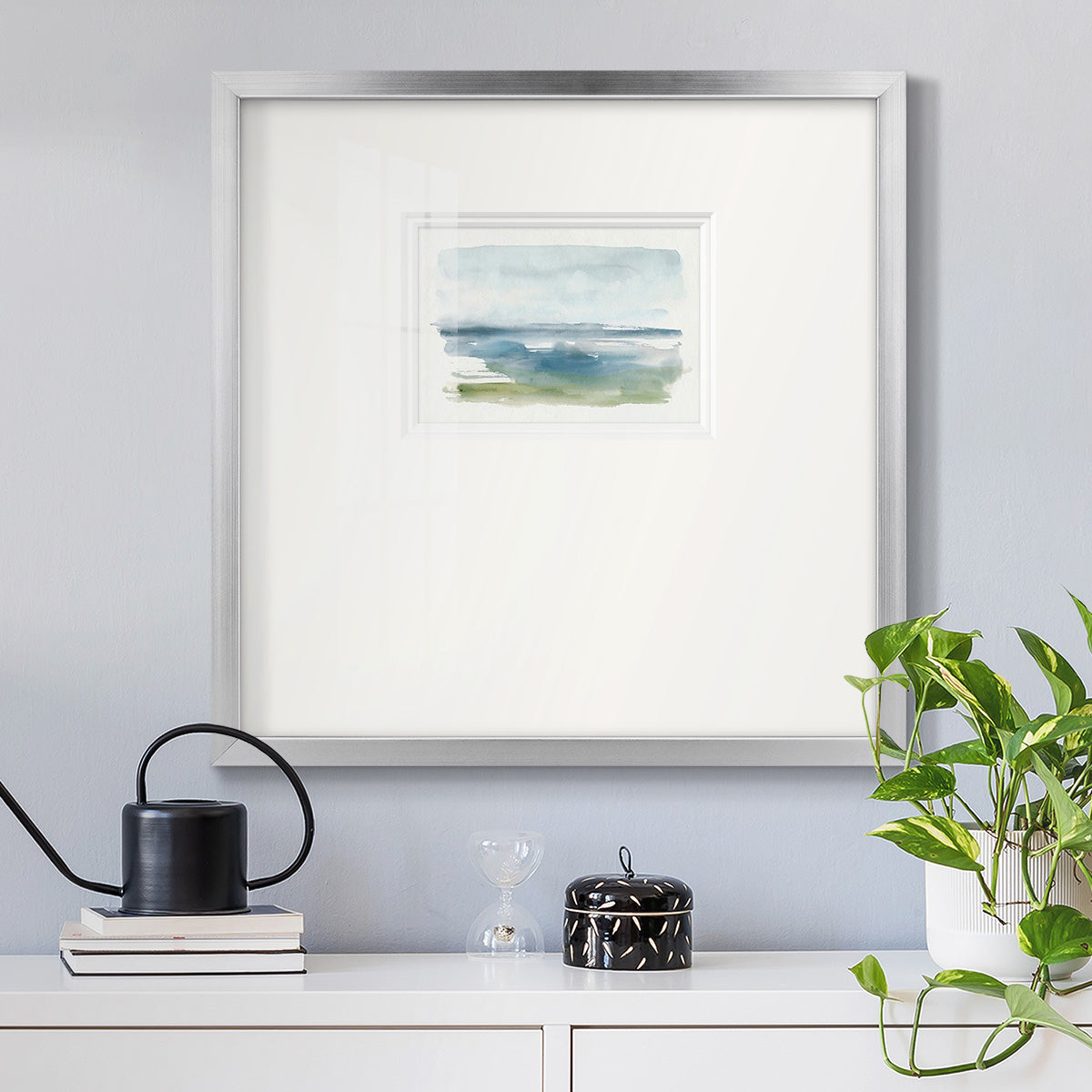 Coastline Splash IV Premium Framed Print Double Matboard