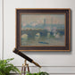 Waterloo Bridge, Gray Day - Ornate Framed Canvas Print