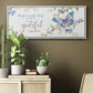 Begin Each Day - Floater Framed Canvas Print