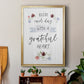 Grateful Heart - Modern Framed Canvas Print