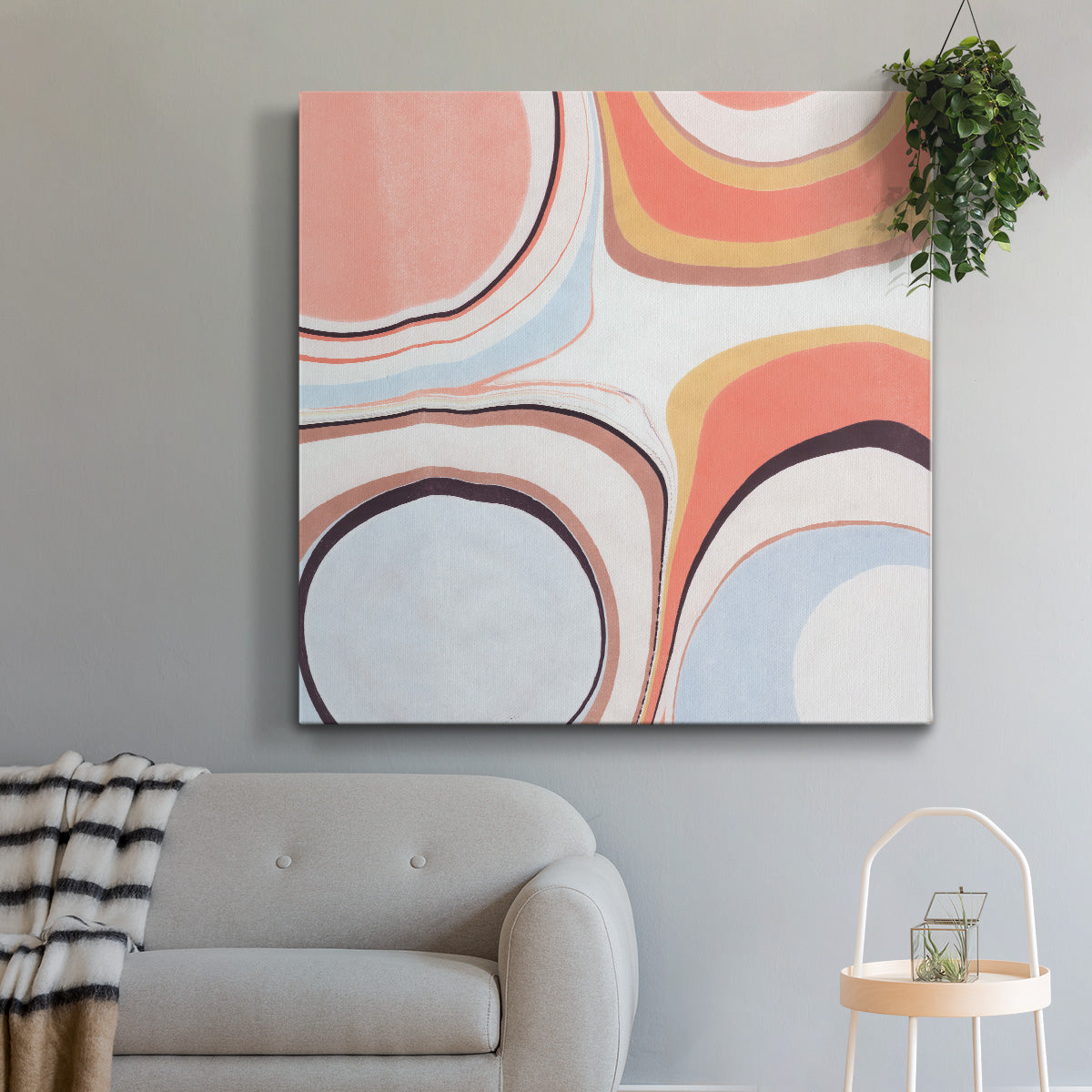 Fluid Rings II - Canvas Art Print