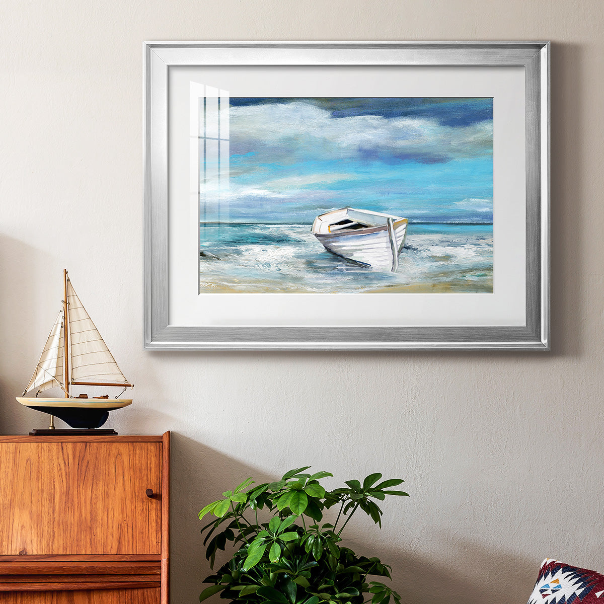Classic Coast - Modern Framed Art Print