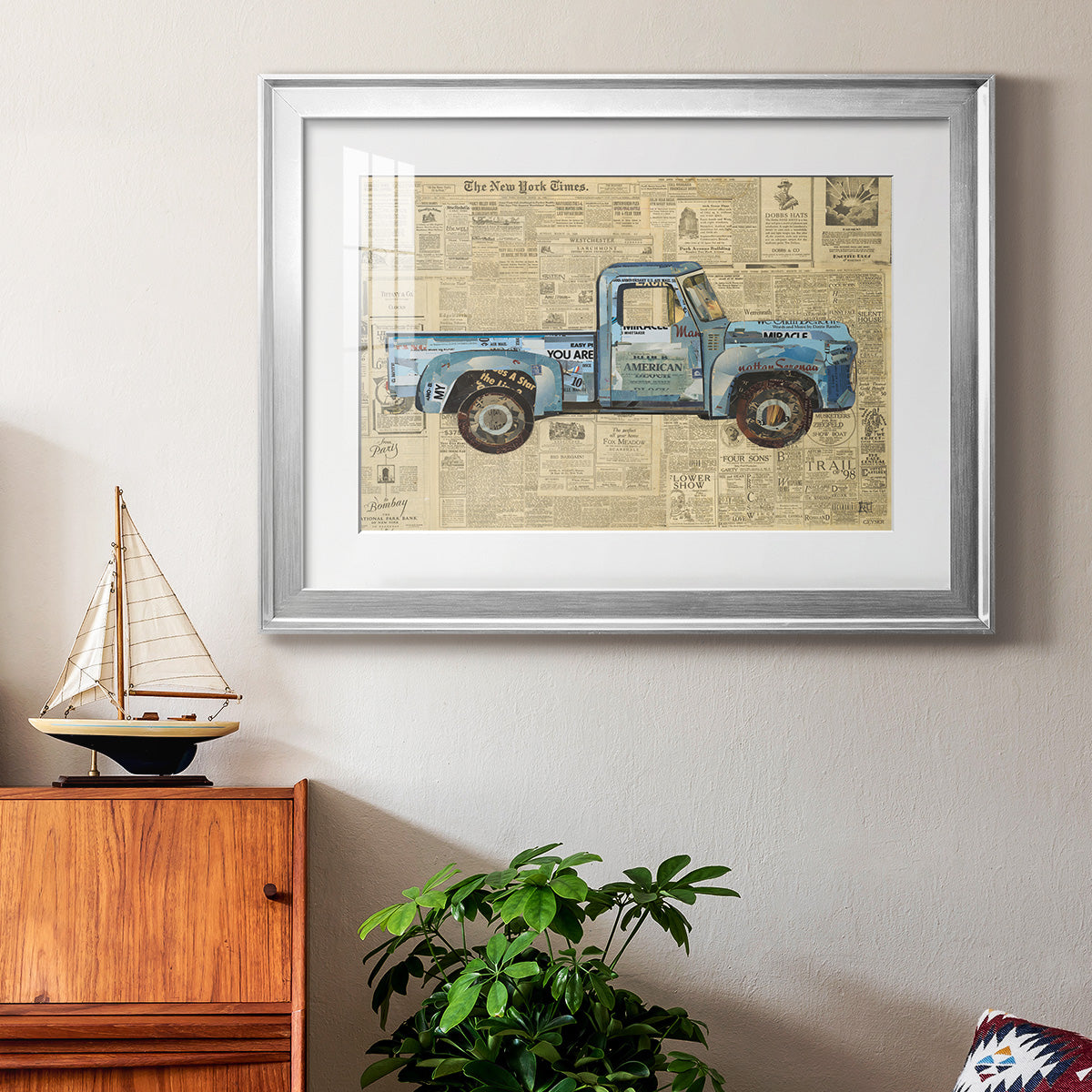 George’s ’53 Ford Premium Framed Print - Ready to Hang