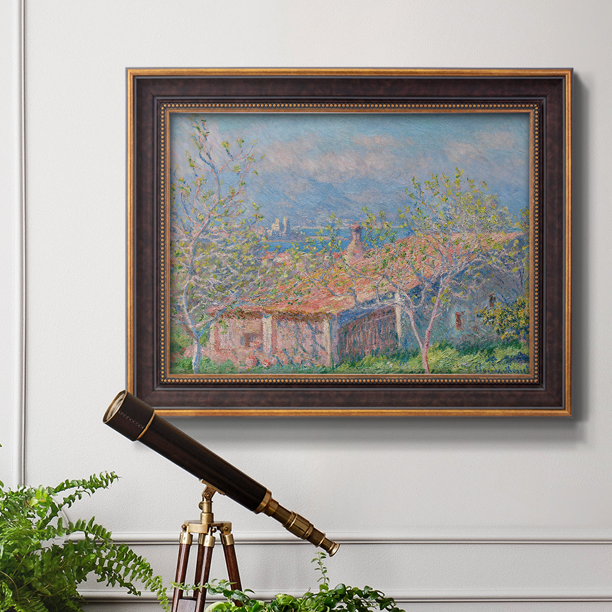 Gardener's House at Antibes - Ornate Framed Canvas Print