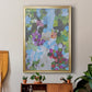 Iris Garden - Modern Framed Canvas Print