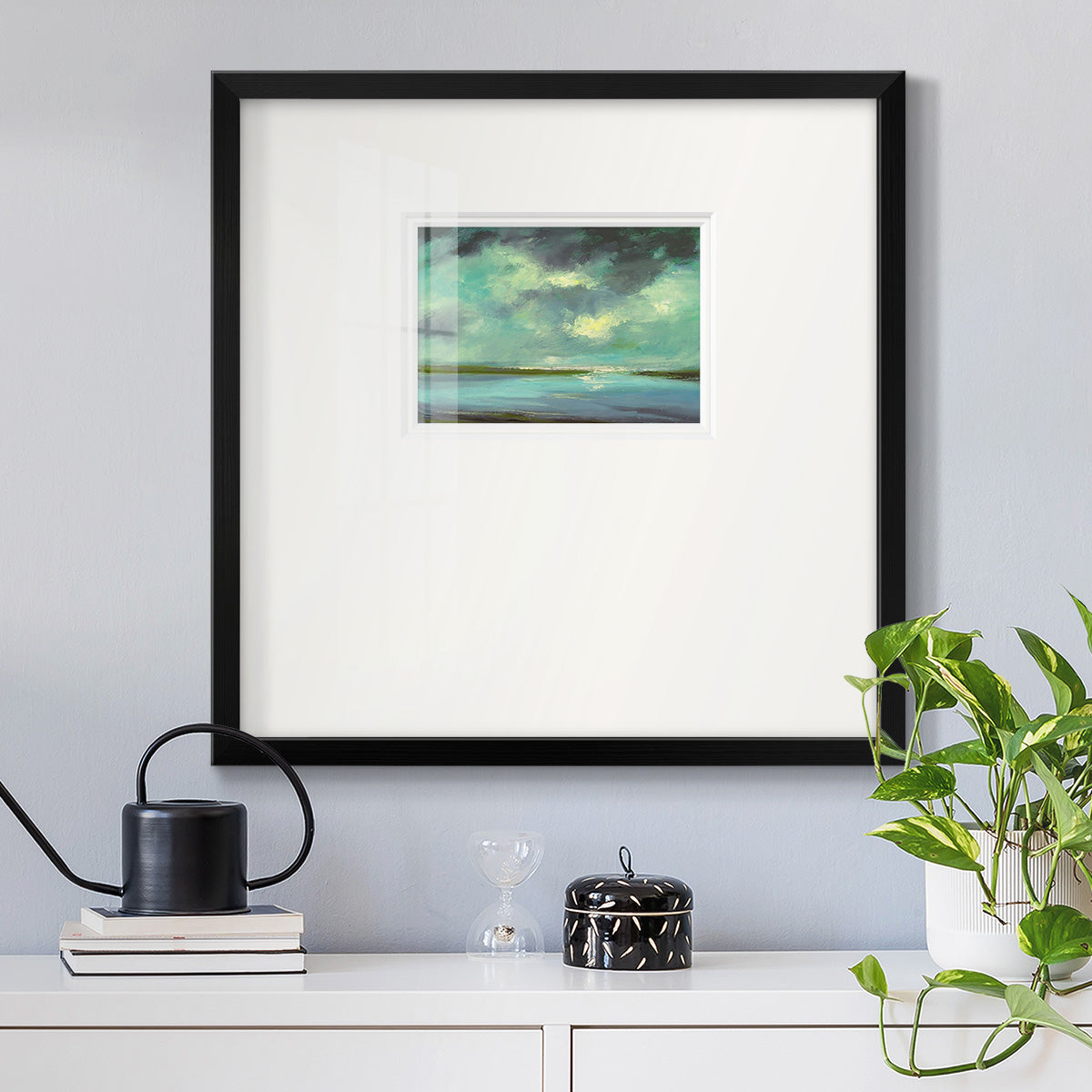 Lagoon Premium Framed Print Double Matboard