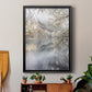 Misty Lake - Modern Framed Canvas Print
