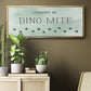 Dinomite - Floater Framed Canvas Print