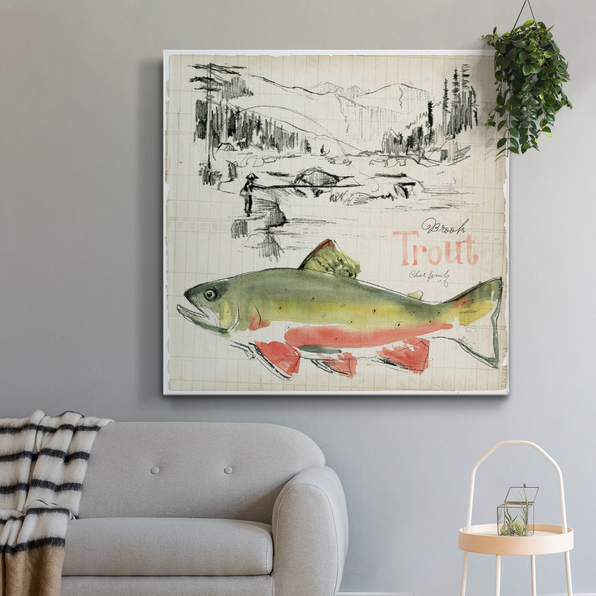 Trout Journal II-Premium Gallery Wrapped Canvas - Ready to Hang