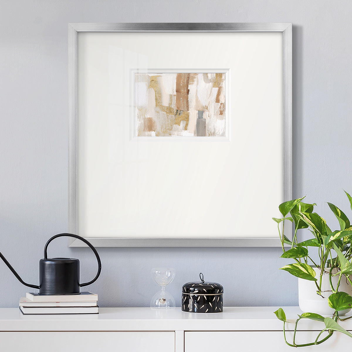 Gold Quartz I Premium Framed Print Double Matboard