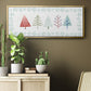 Christmas Tree Whimsy Collection C - Floater Framed Canvas Print
