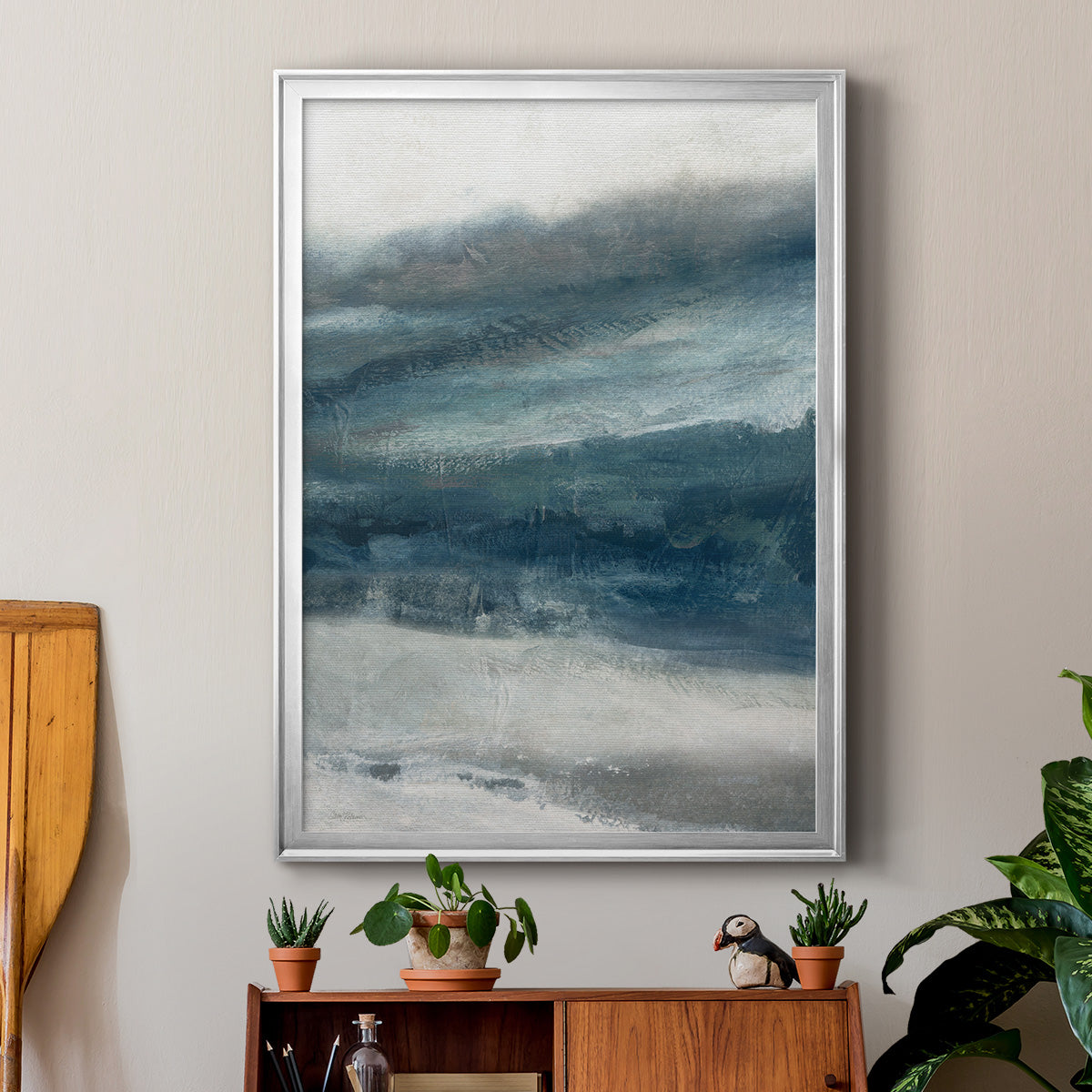 Private Inlet II - Modern Framed Canvas Print