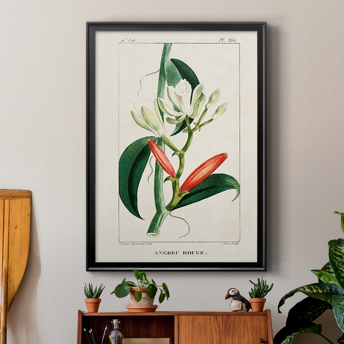 Turpin Tropical Botanicals IX - Modern Framed Canvas Print