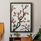 Red Berry Branch I - Modern Framed Canvas Print