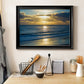 Beach Sunset Surfers Premium Classic Framed Canvas - Ready to Hang