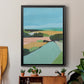 Bright Colored Countryside II - Modern Framed Canvas Print