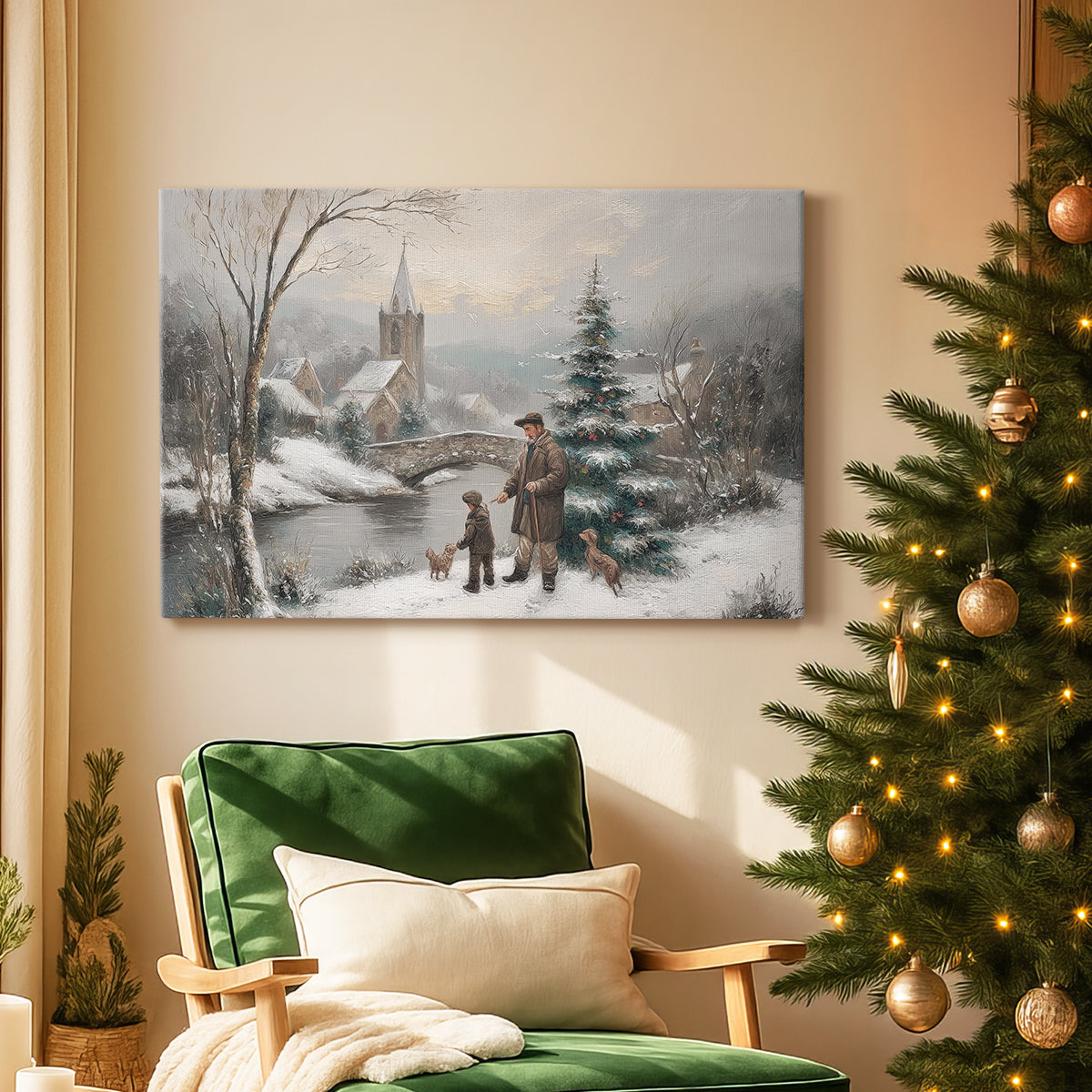 Mistletoe of Quiet Promise - Canvas Art Print
