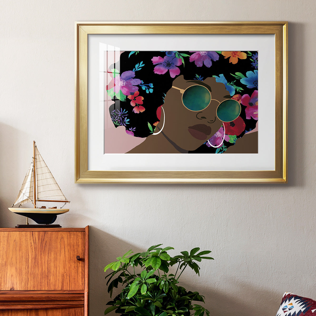 Butterfly Diva II Premium Framed Print - Ready to Hang