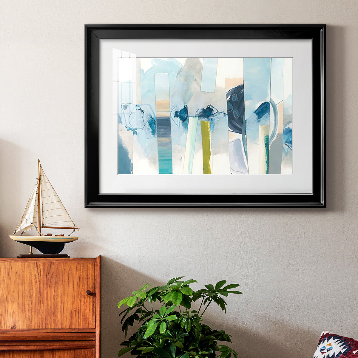 Liquid Strata I Premium Framed Print - Ready to Hang