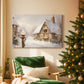Nativity of Tinsel-Gold Promise - Canvas Art Print