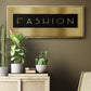 Gold Fashion - Floater Framed Canvas Print
