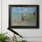 Cliff Walk At Pourville, 1882 - Ornate Framed Canvas Print
