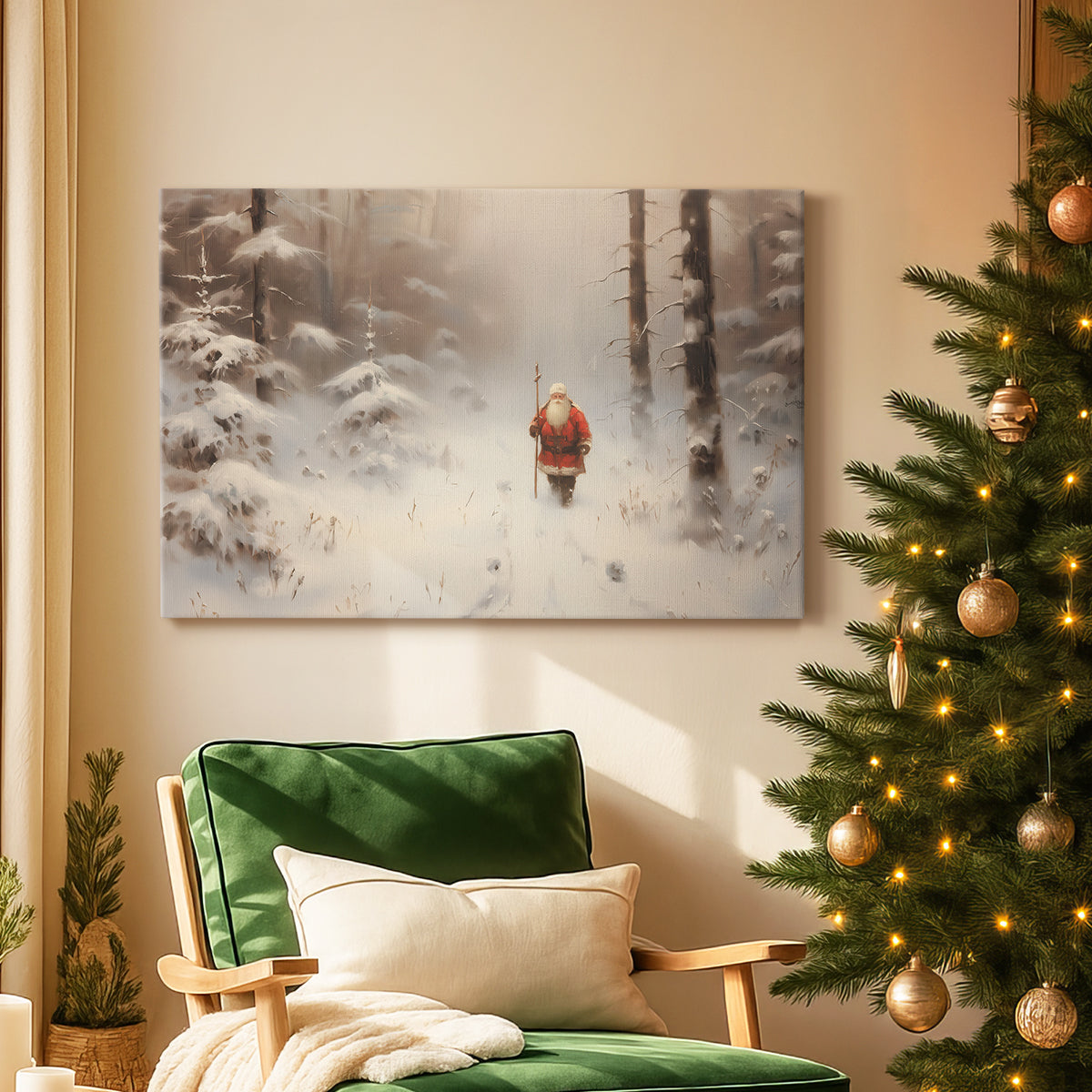 Sugar Pines Carol - Canvas Art Print