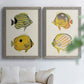 Yellow & Grey Fish III - Premium Framed Canvas 2 Piece Set - Ready to Hang