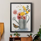 Watering Can Bouquet I - Modern Framed Canvas Print