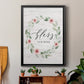 Bless Our Home - Modern Framed Canvas Print