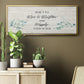 Floral Happily - Floater Framed Canvas Print
