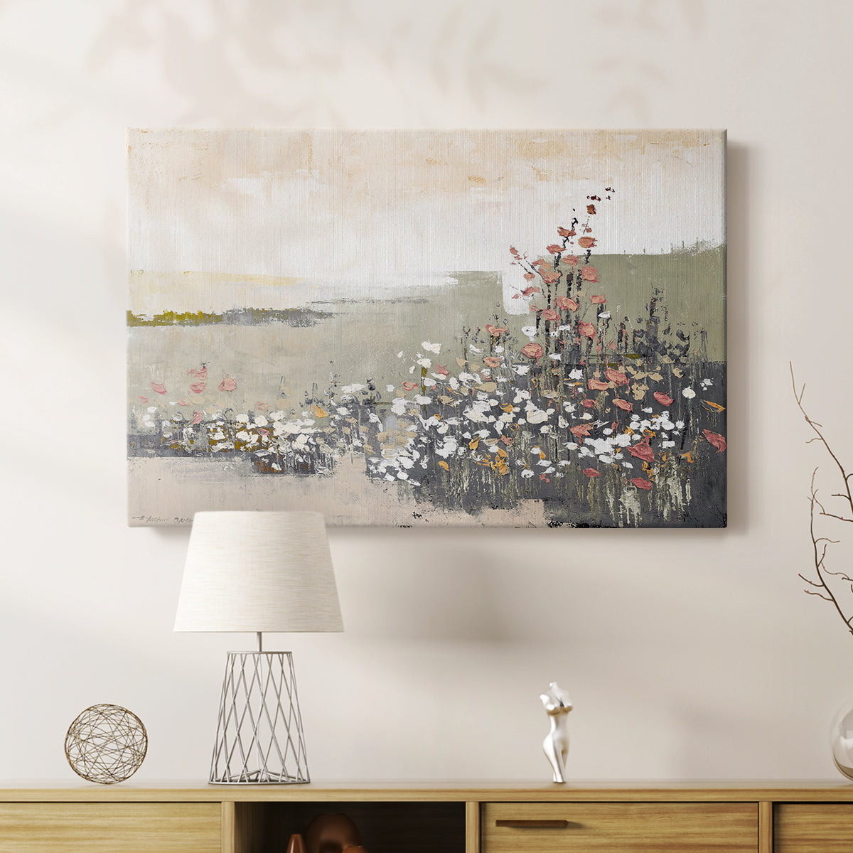 Floral Haze - Canvas Art Print