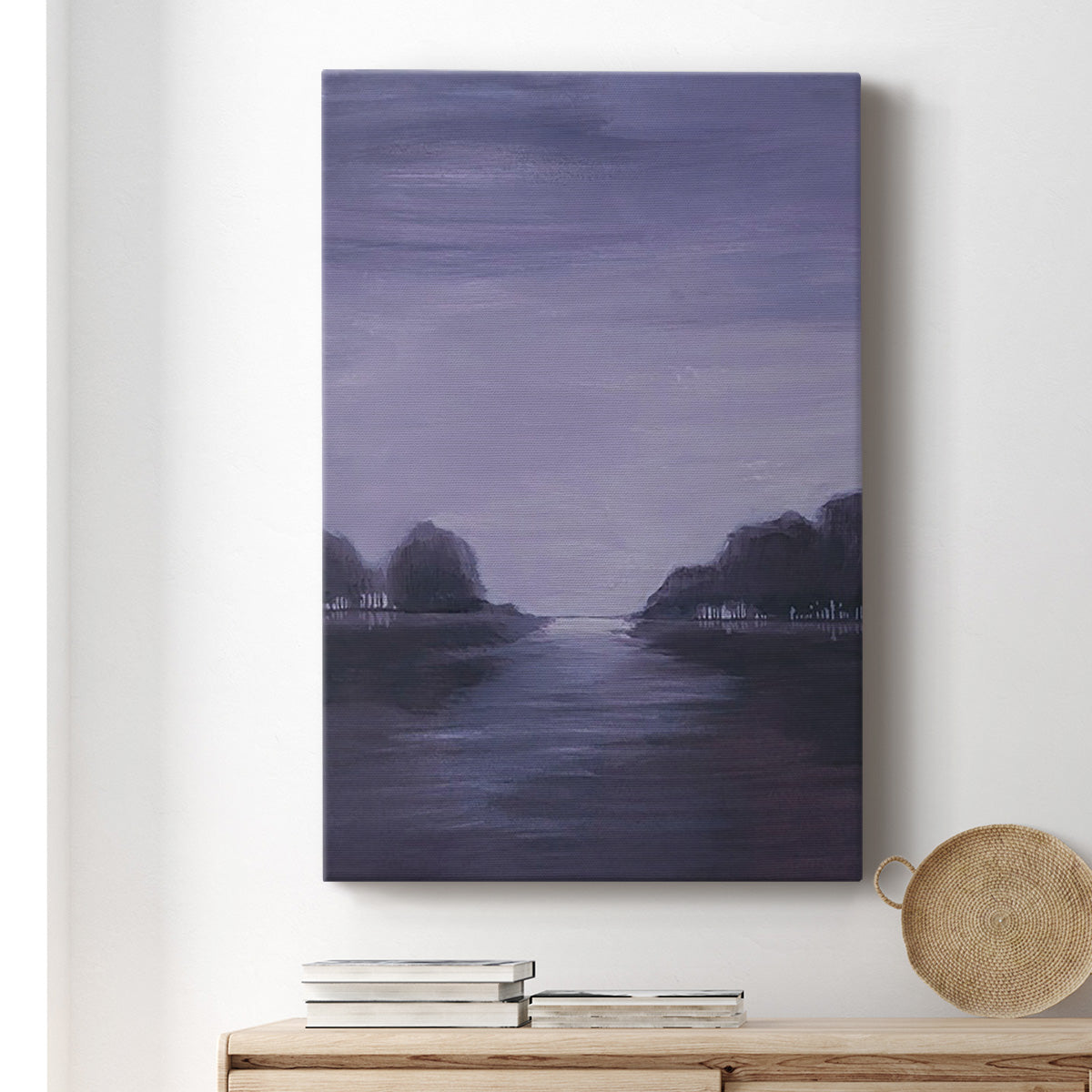 Amethyst Moonlight II Premium Gallery Wrapped Canvas - Ready to Hang