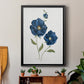 Blue Poppies - Modern Framed Canvas Print