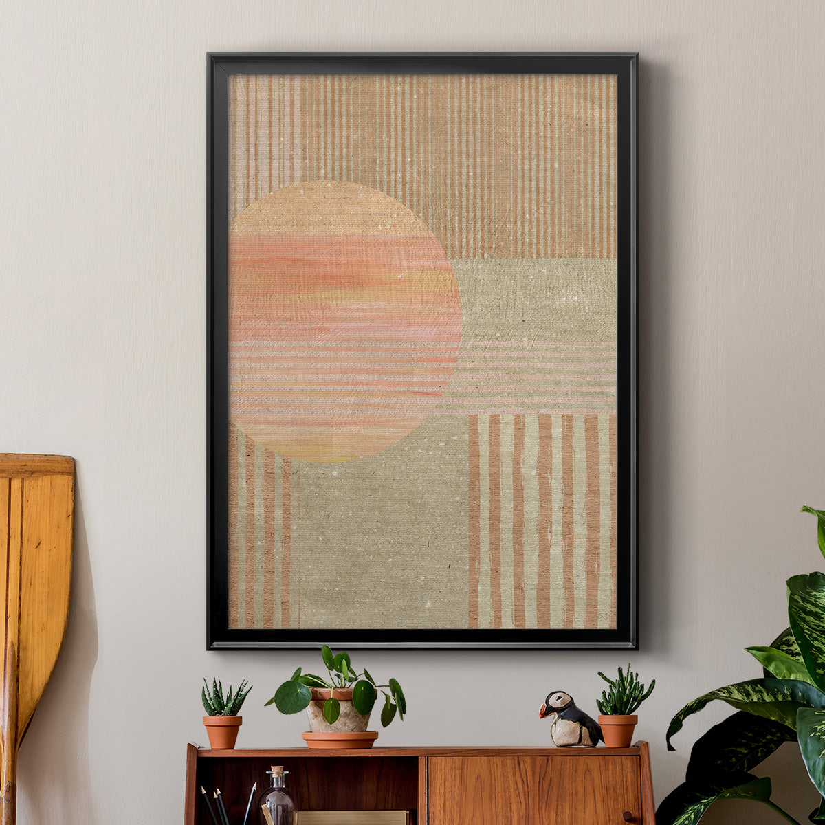 Adobe Sunrise I - Modern Framed Canvas Print