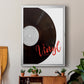 Vinyl - Modern Framed Canvas Print