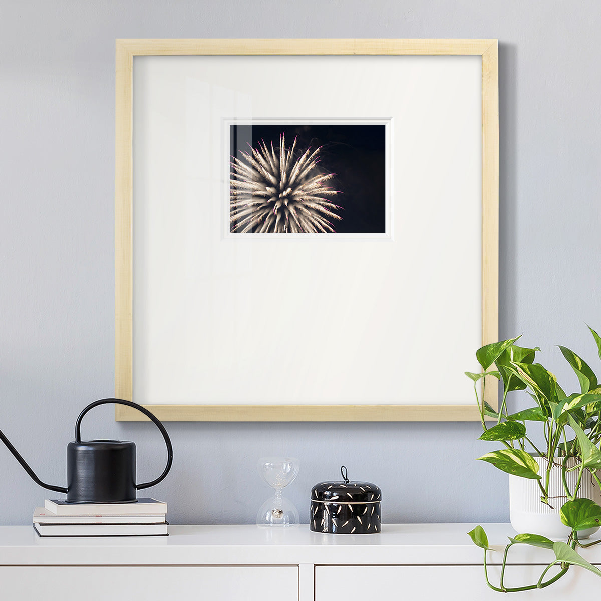 Sky Bloom Premium Framed Print Double Matboard