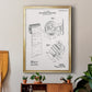 Toilet Paper Patent III - Modern Framed Canvas Print