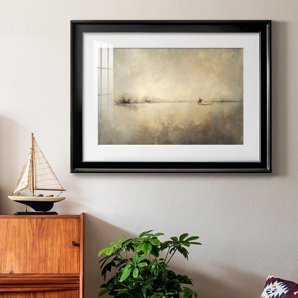 Travelers Premium Framed Print - Ready to Hang