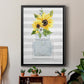 Sunflower Perfume II - Modern Framed Canvas Print