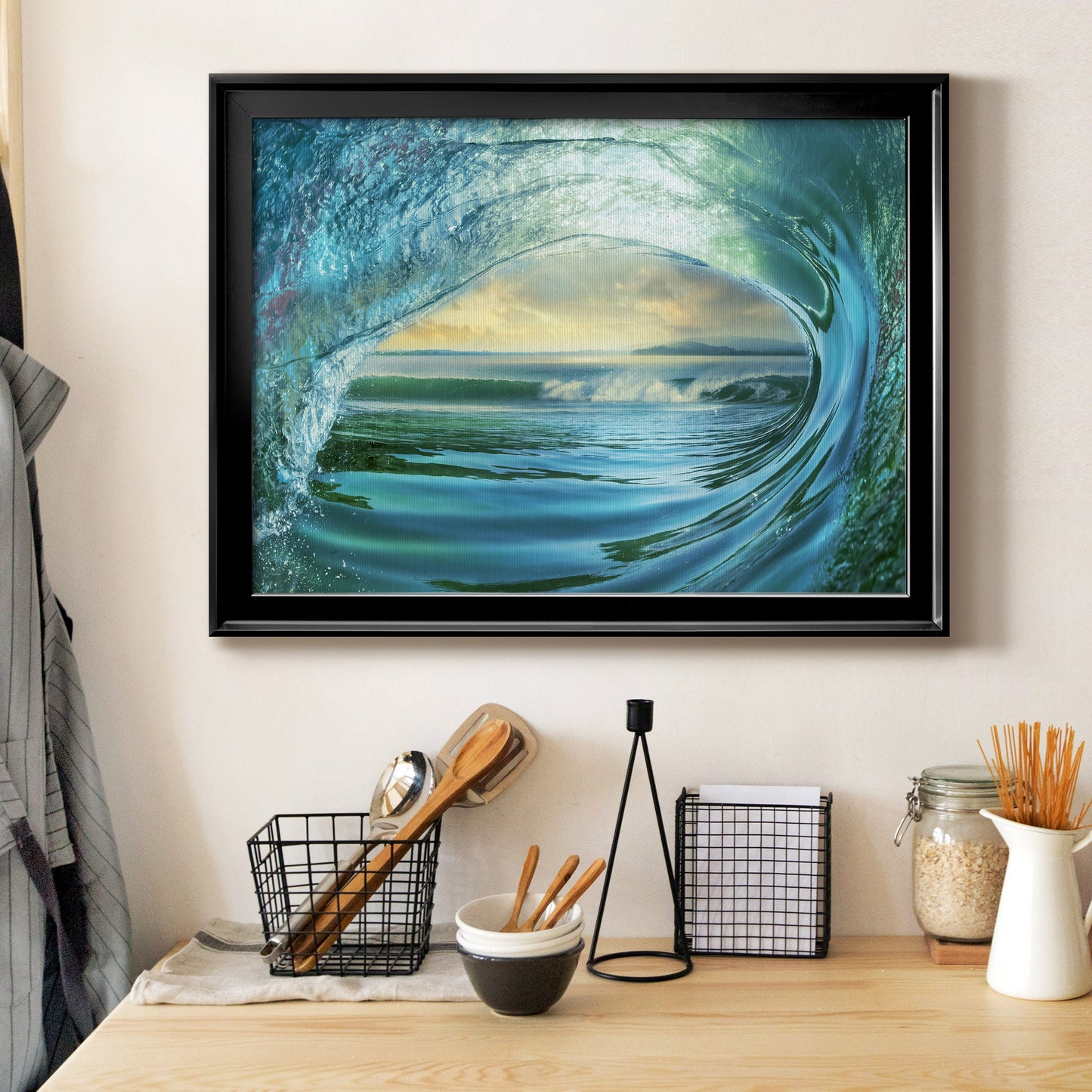 Big Wave Premium Classic Framed Canvas - Ready to Hang