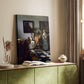 Canvas art print of a composed scene with instruments and gentle interaction styled in a home decor setting.