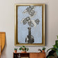 Graphic Flowers in Vase III - Modern Framed Canvas Print