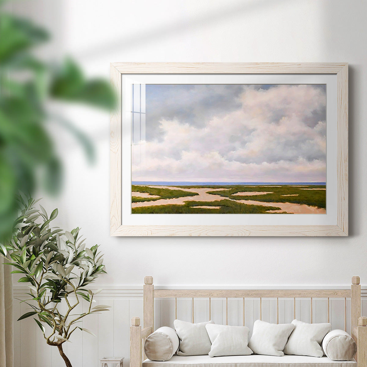 Beach Dunes - Barnwood Framed Art Print