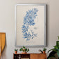 Blue Marine Algae III - Modern Framed Canvas Print