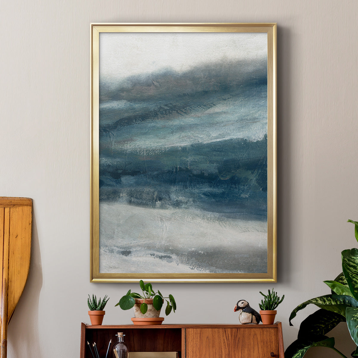 Private Inlet II - Modern Framed Canvas Print
