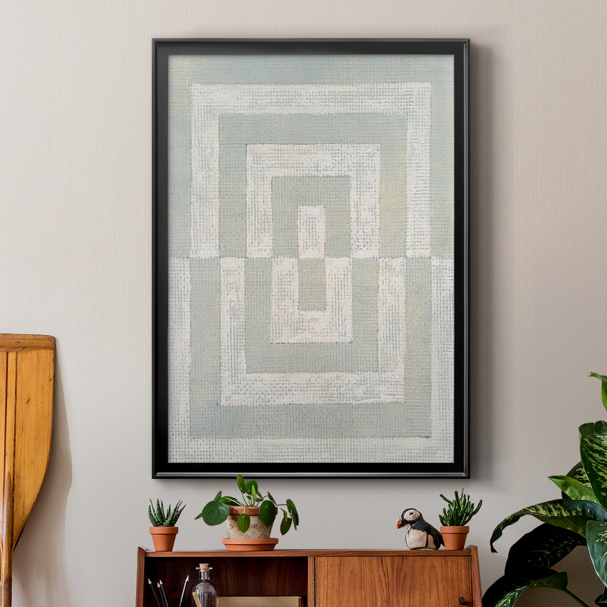 Inner Hall II - Modern Framed Canvas Print