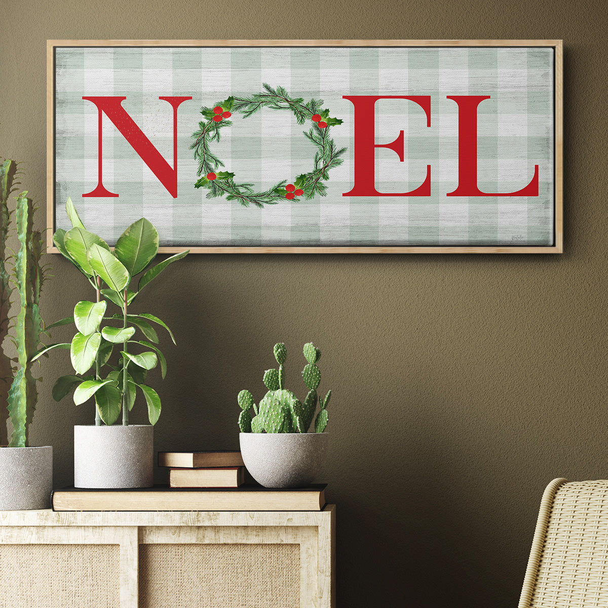 Noel - Floater Framed Canvas Print