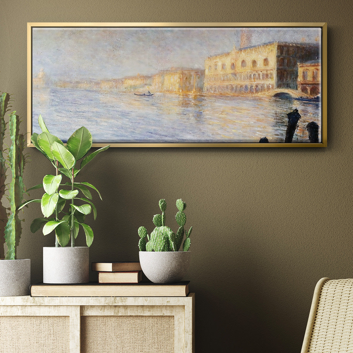 The Doges' Palace, 1908 - Floater Framed Canvas Print